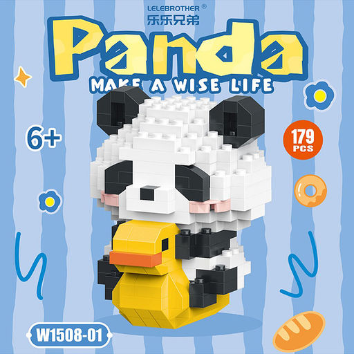 Конструктор "Панда на кресле-качалке" (179 дет.) в коробке