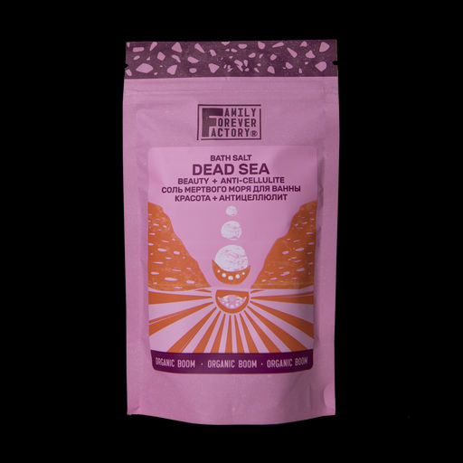 Family Forever Organic Boom Соль Мертвого моря для ванны "КРАСОТА + АНТИЦЕЛЛЮЛИТ" 300г