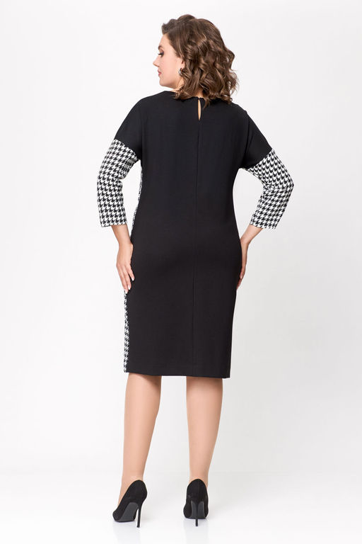 Блуза Swallow 803.2 черный+серебряный узор фото 999