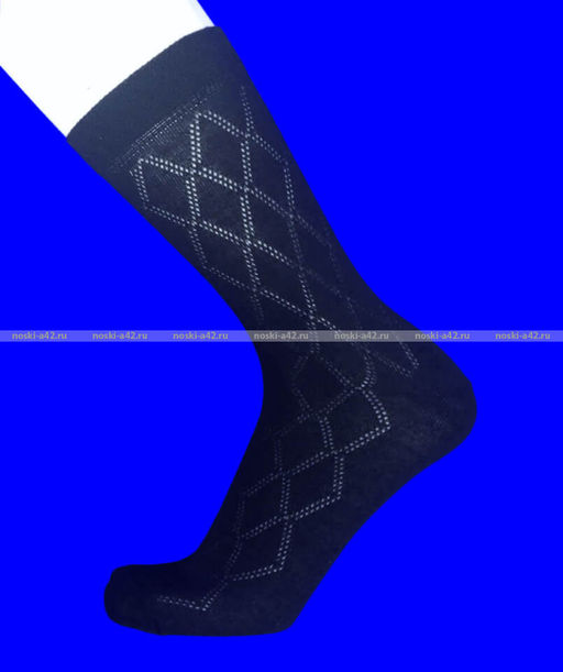 Цена за 10 пар. КАЛИНОВ носки мужские Смоленск чёрные