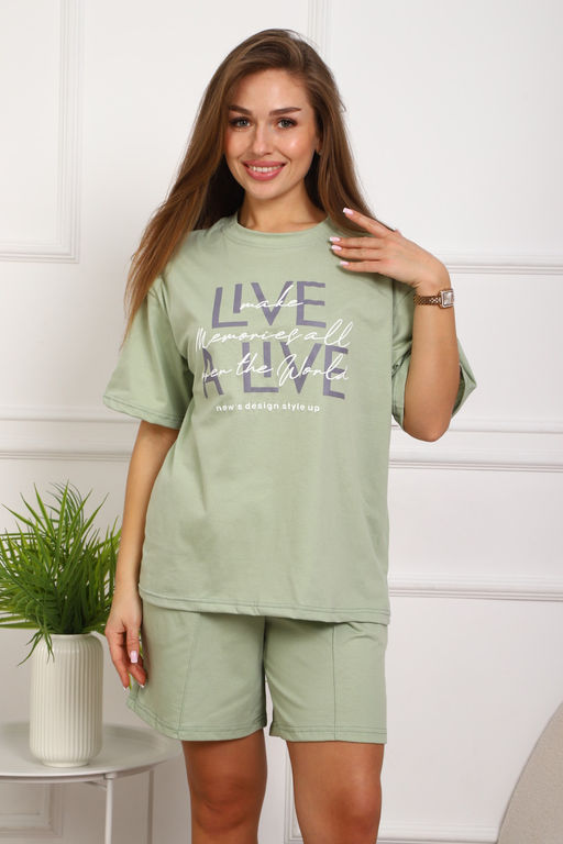 Костюм женский с шортами 20524