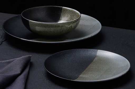 Салатник, 15,5х6 см, 500 мл, фарфор P, черно-серый, в крапинку, Umi - Maxwell & Williams фото 3