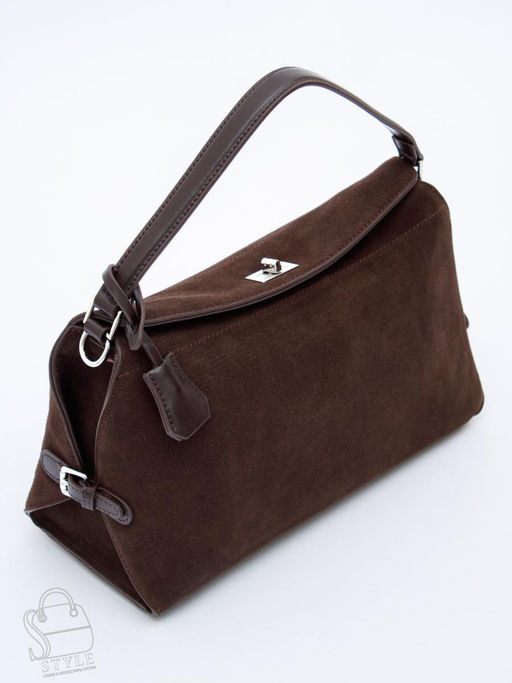 Сумка женская кожаная 1026LF coffee Polina&Eiterou