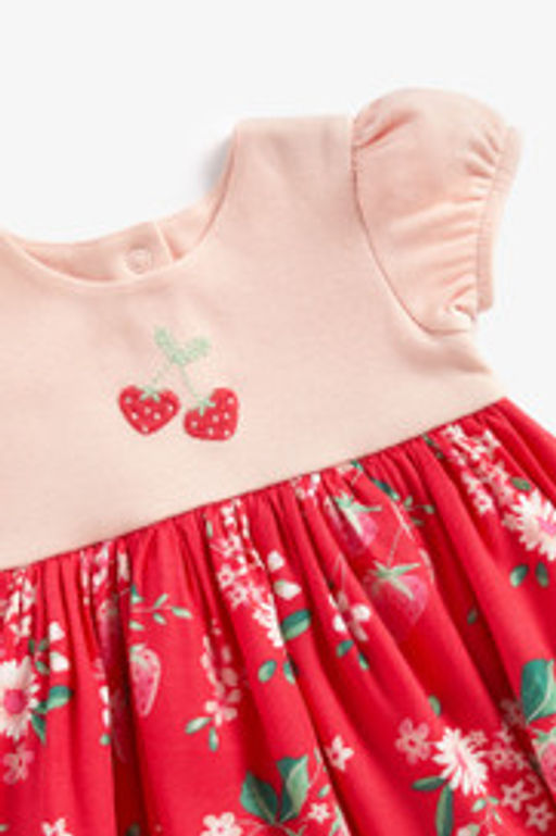 Mothercare / Платье с имитацией футболки и юбки  фото 3