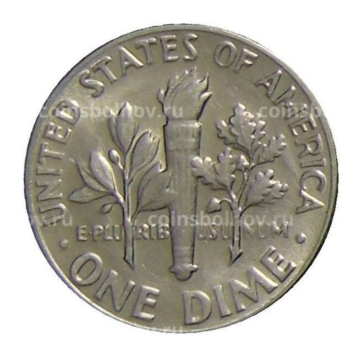 Монета 1 дайм (10 центов) 1974 года D США