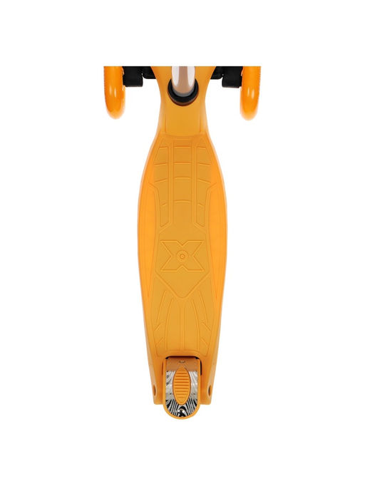 Самокат GRAFFITI Baby, колёса световые PU 120/70 мм, ABEC 7, цвет оранжевый