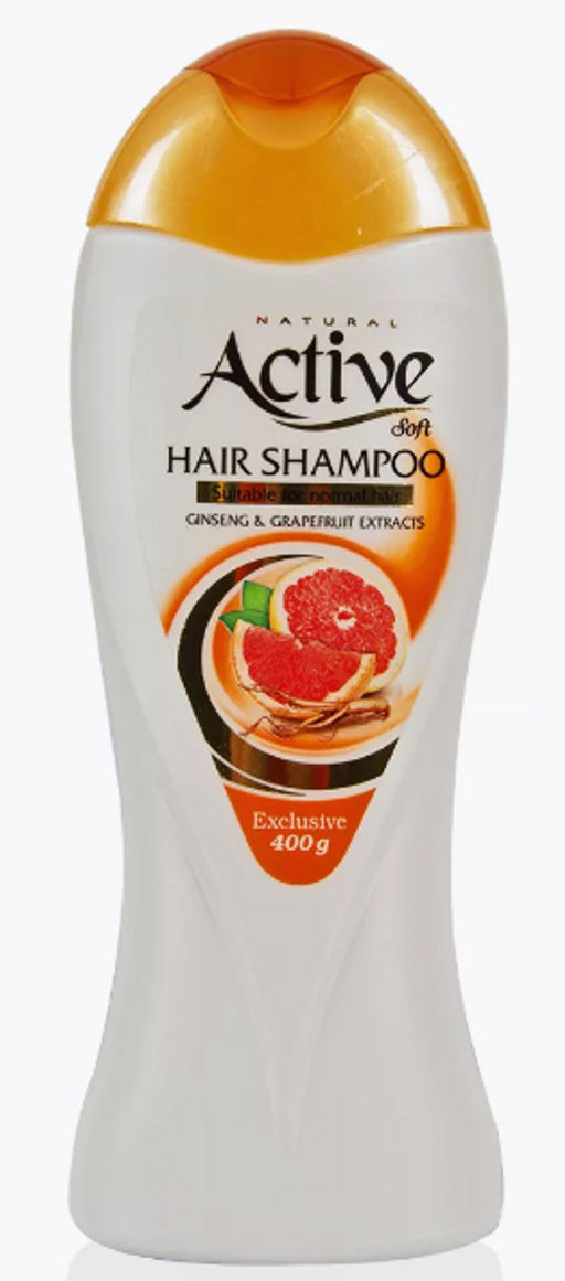 ACTIVE ИРАН шампунь 400мл д/нормальных волос "Экстракт грейпфрута и женьшеня"