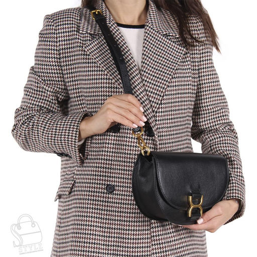 Сумка женская кожаная 1998Y black Polina&Eiterou фото 2