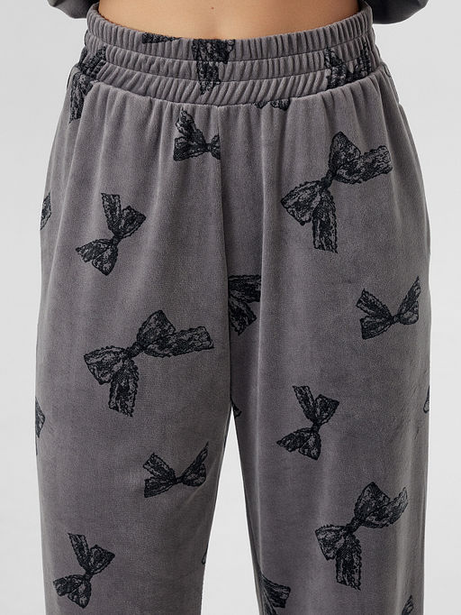 Комплект женский велюровый серый домашний - Mark formelle фото 5