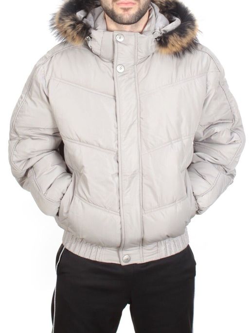 10130 GRAY Куртка мужская зимняя (200 гр. холлофайбер) CUDRSAR