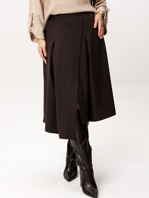 Юбка Liona Style 960 горький шоколад