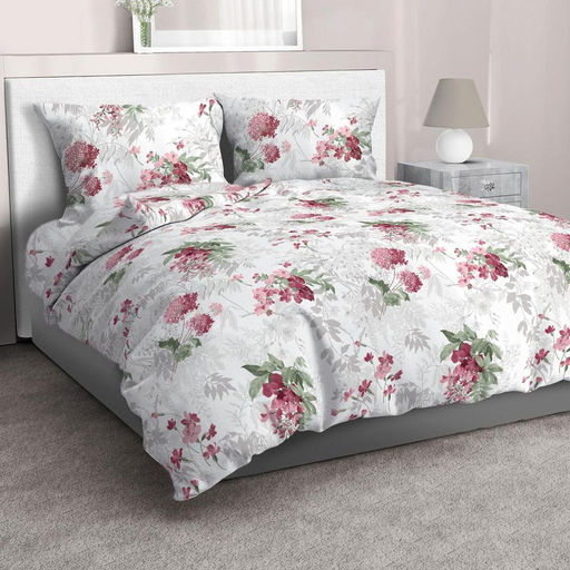 Простыня 2-спальная, бязь ГОСТ (Кассана, ягодно-розовый)