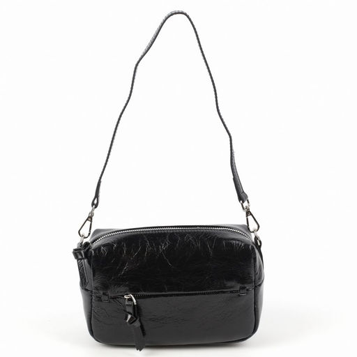 Женская кожаная сумка бочонок через плечо 0051-1 - Cidirro фото 2