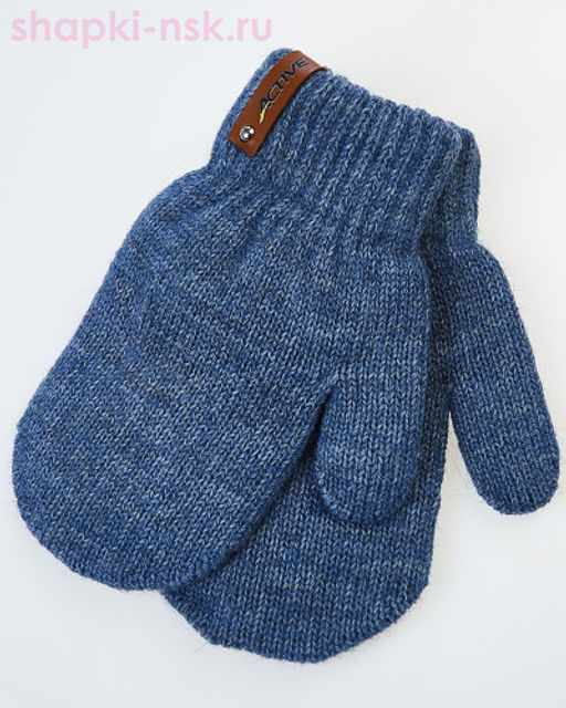909-TM шерсть (р-р 16/7-8 лет) Варежки - Теплыши фото 4