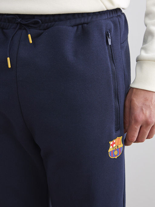 Slim Fit Barcelona Bask?l? Erkek Taraftar Jogger E?ofman Alt? - Waikiki фото 3
