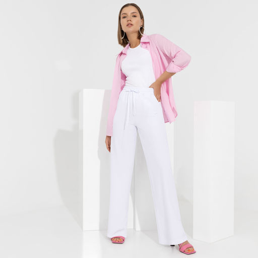 Брюки Гуляя по набережной (вайт) - Charutti фото 2