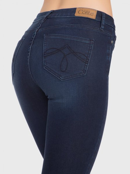 Джинсы жен. CON-82 / в-л 18 - темно-синий/Cute - Conte elegant фото 3