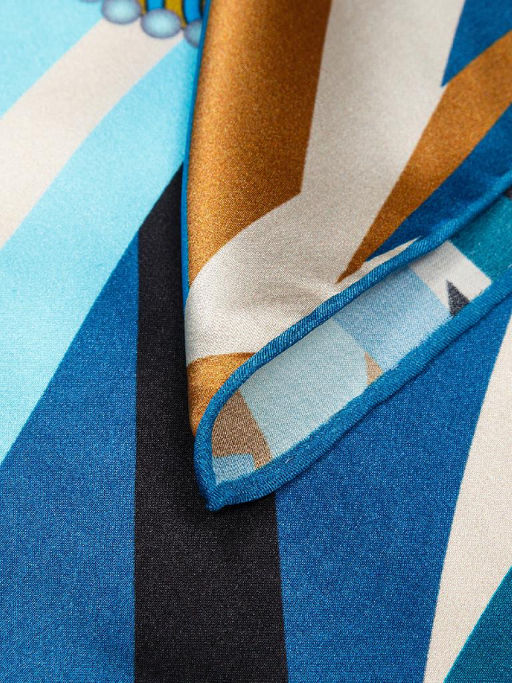 Платок жен. шелк 86х86 SS03-8351-11 - Eleganzza фото 2