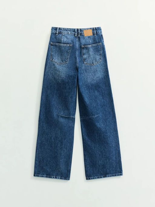 Джинсы wide leg с высокой посадкой / Zarina  фото 7