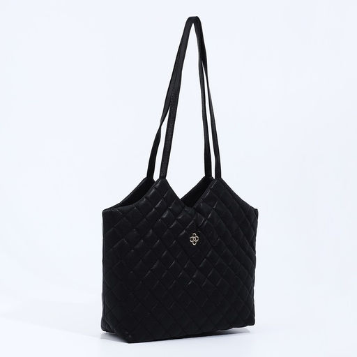 Сумка-тоут на магните, цвет чёрный - Simaland фото 3