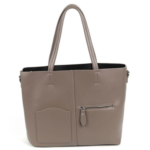 Женская сумка шоппер из эко кожи 8333-836 Тайл Грей - Cidirro фото 2