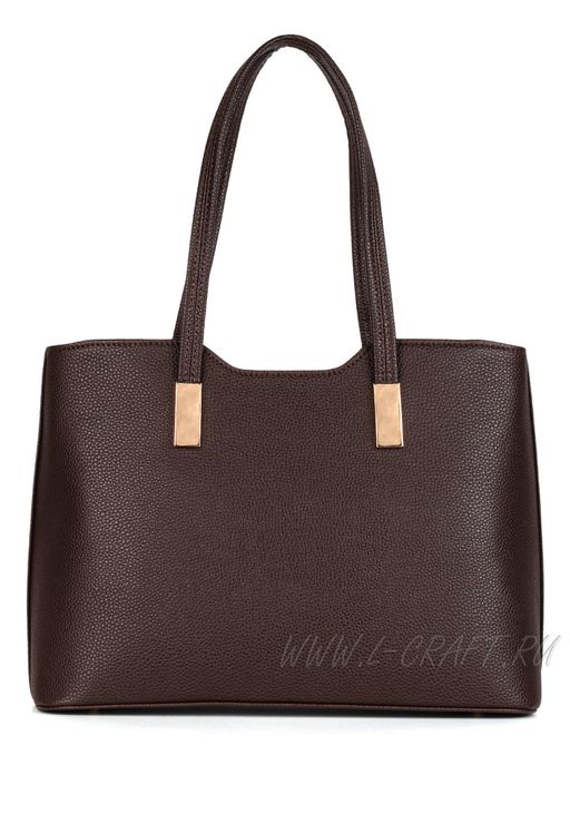Сумка Модель №1297 | кожзам | гладкий | коричневый | Р908-2 | 29972