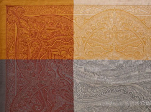 0с23-ЯК Скатерть 178*320 "Кашемирский огурец" цв.песочный