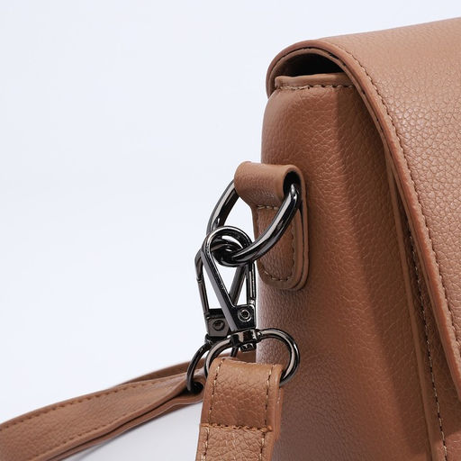 Сумка-мессенджер на магните, цвет бежевый - Simaland фото 5