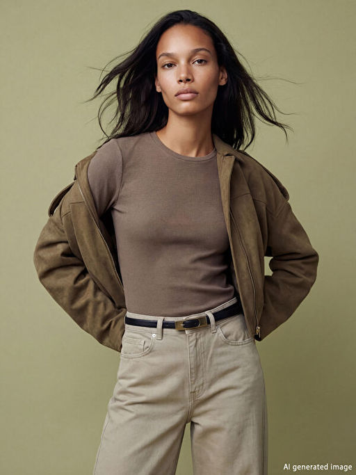 Bisiklet Yaka Kad?n Body