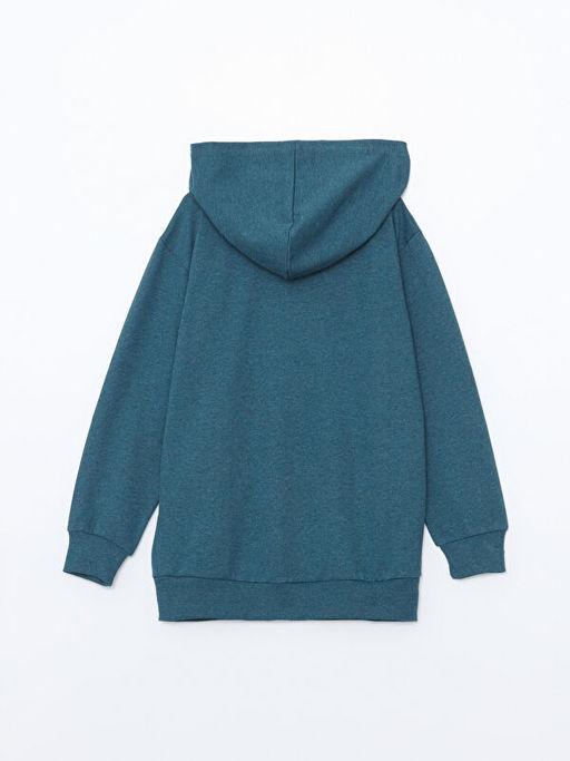 Kap??onlu Erkek ?ocuk Fermuarl? Sweatshirt - Waikiki фото 3