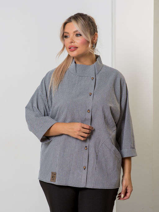 Блузка 1423 серый