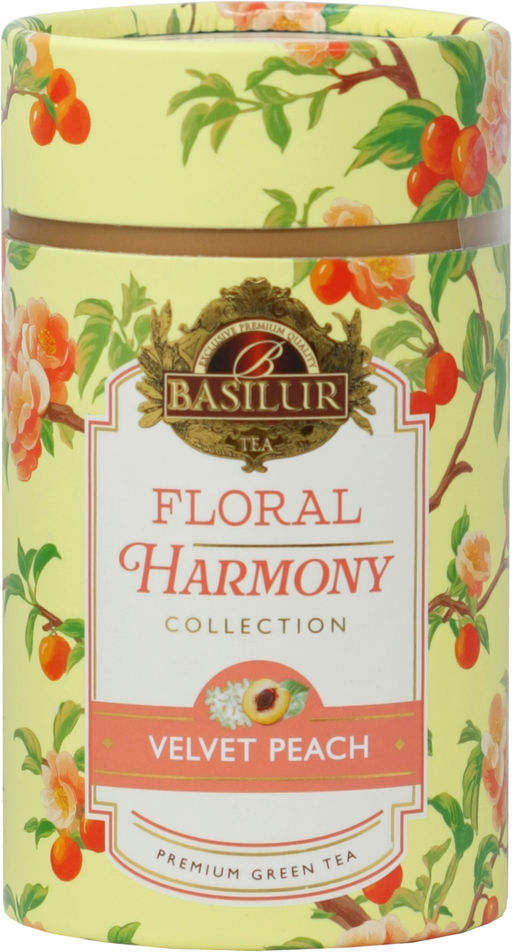 BASILUR. Floral Harmony. Бархатный персик 75 гр. карт.упаковка
