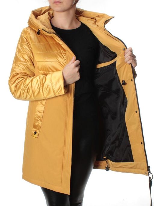 BM-807 YELLOW Куртка демисезонная женская АЛИСА (100 гр. синтепон) - Фабричный китай фото 9