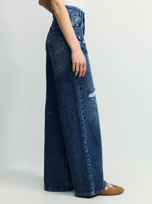 Джинсы wide leg с высокой посадкой / Zarina  фото 3