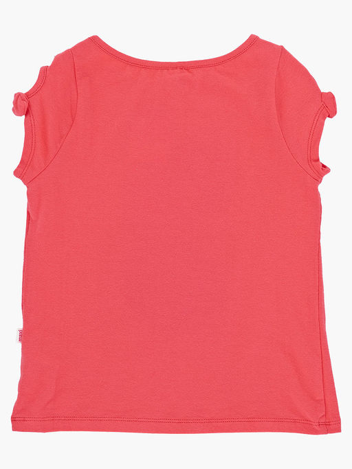 Футболка для девочки UD 3539 коралловый - Mini maxi фото 3