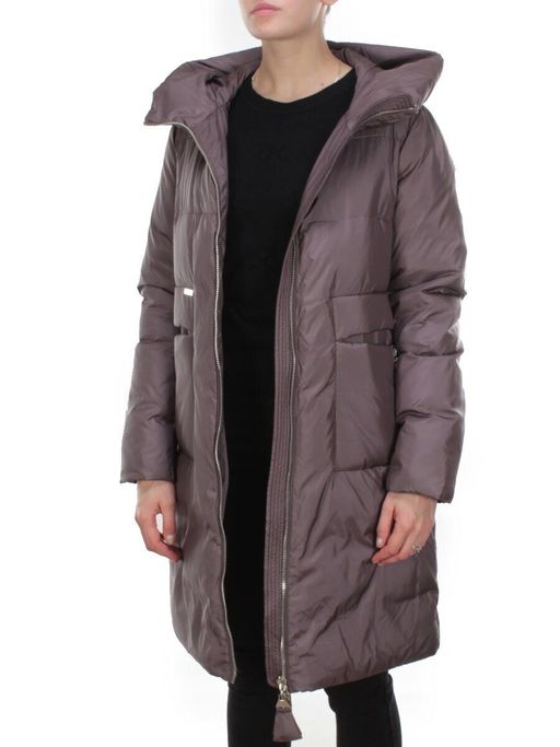 2119 DARK GREY Пальто зимнее женское MELISACITI (200 гр. холлофайбер) - Fashion фото 7