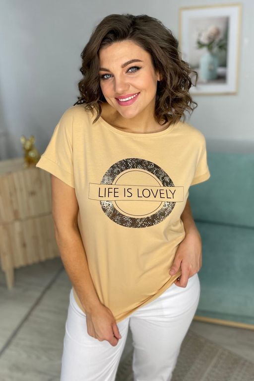 Футболка Rumoda 2060 абрикос  фото 4