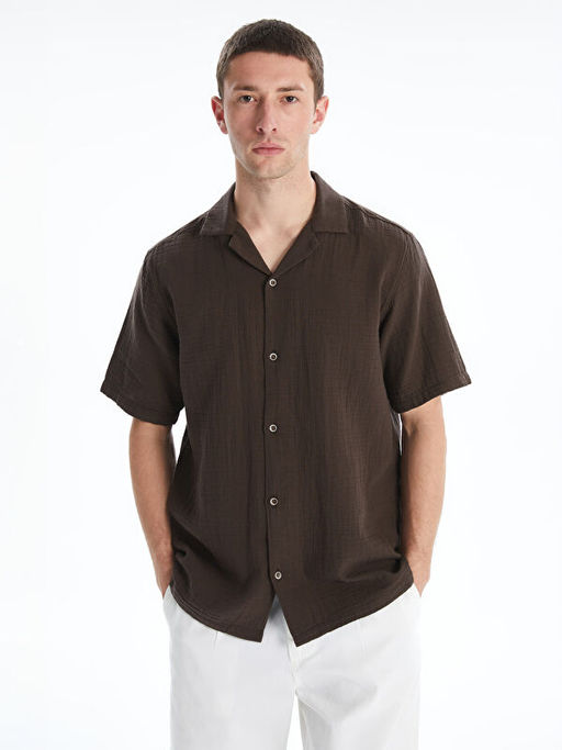 Standart Fit K?sa Kollu Erkek G?mlek