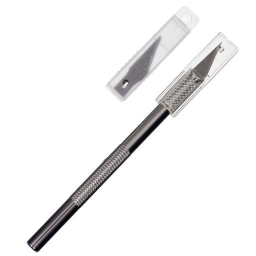 Нож канцелярский Скальпель + 5 запасных лезвий - Calligrata фото 11