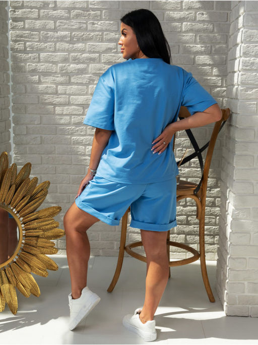 Кофта от Костюм "Бермуды" голубой