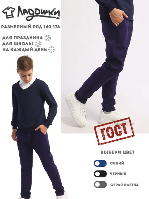 Брюки "Высота" синий