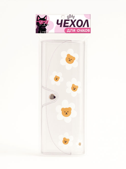 Чехол для очков GIRLY "Flower day - bear"