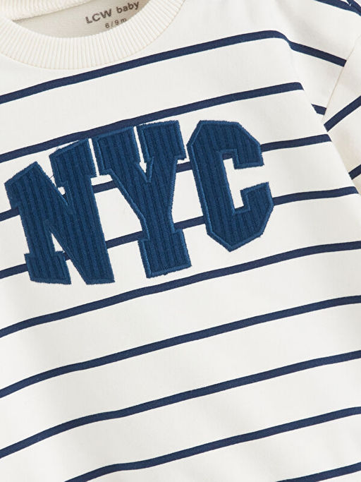 Nak??l? Erkek Bebek Sweatshirt ve Pantolon 2li