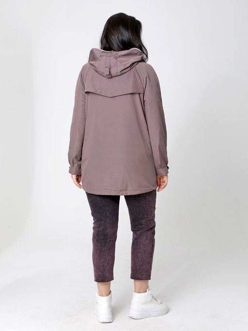 24146 Ветровка серо-коричневый - Dizzyway фото 3