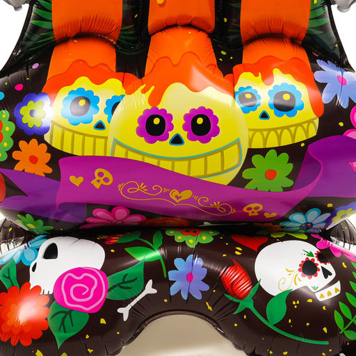 Воздушный шар фольгированный на Хэллоуин 46" «Свечи на подставке», под воздух