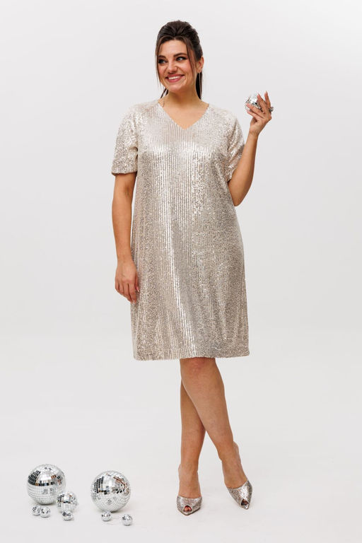 Платье ANELLI 1797 золото  фото 9