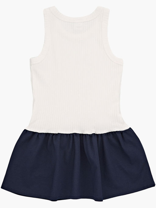 Платье комбинированное 22-7184 серый/синий - Mini maxi фото 11