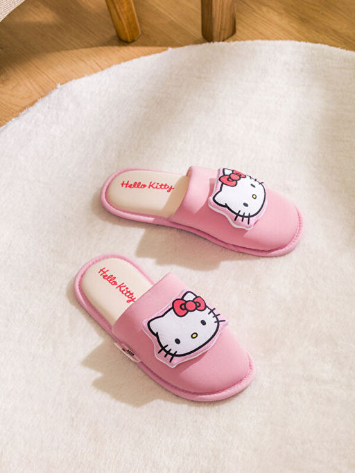 Hello Kitty Bask?l? Kad?n Ev Terli?i