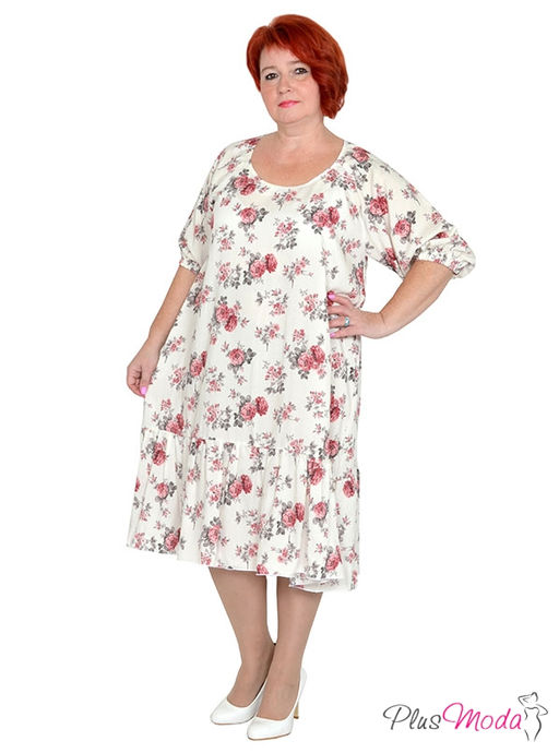 Платье Модель №1253 размеры 44-84 - Plusmoda фото 6