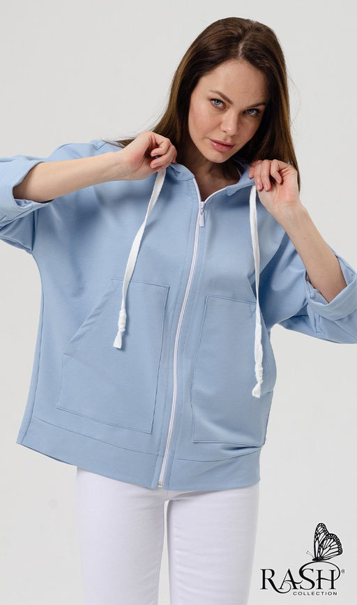 Парка "Экзюпери" голубая Цвет:Голубой